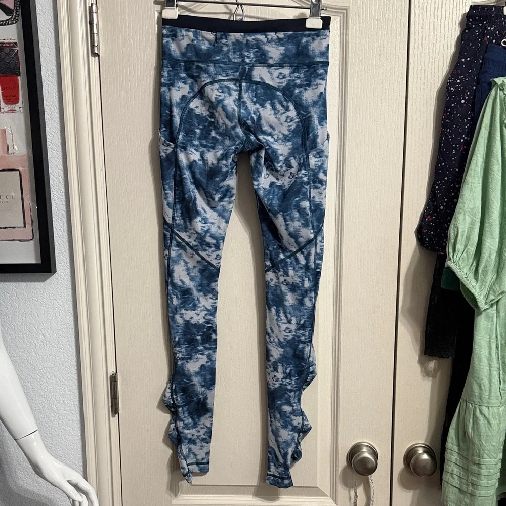 Lululemon Speed Tight III Leggings Sea Side Silver Fox Alberta Lake Gym Pilates